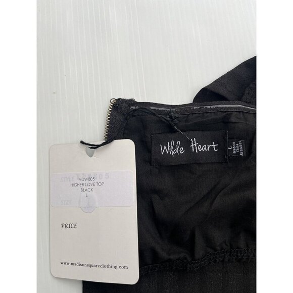 Wilde Heart Women's High Lover Off The Shoulder Top Size L - Picture 4 of 12